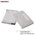 Caixas plásticas eletrônicas wi-fi rede moderna abs de caixas plásticas blocos terminais integrados PNC024 com 175 * 125 * 34 mm